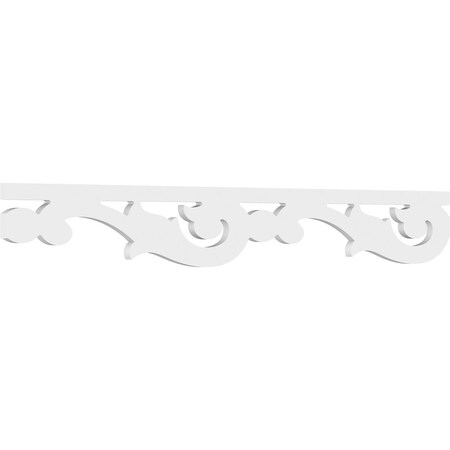 Ekena Millwork Jerome Architectural Grade PVC Running Trim, 6"H x 5/8"P x 48"L RUNP06X0625X48JER